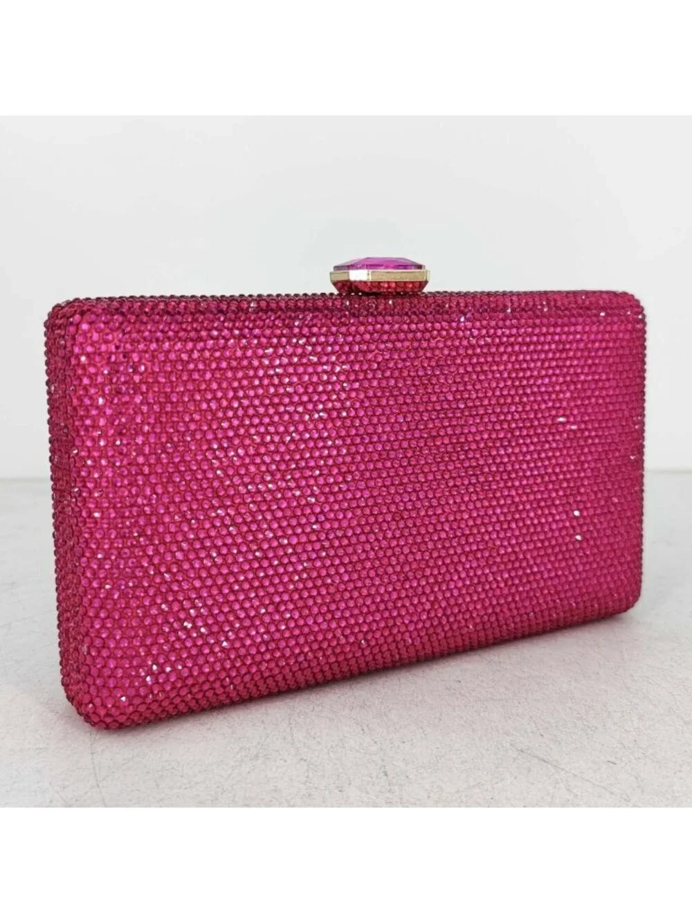 Elegant Crystal Evening Clutch Bag for Women | Rhinestone Bridal Purse, Mini Box
